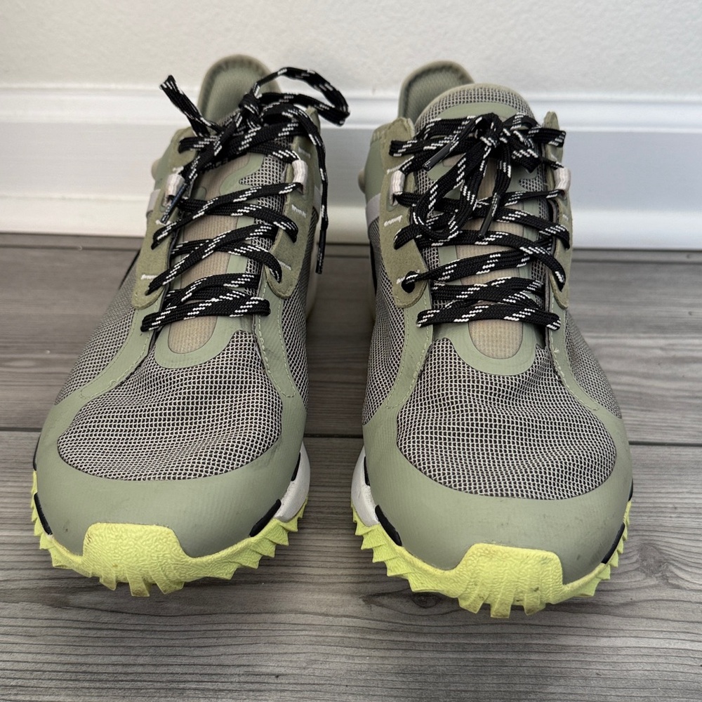 The North Face Men's Olive and Lime Athletic Shoes